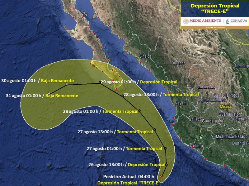 Se formó depresión tropical 