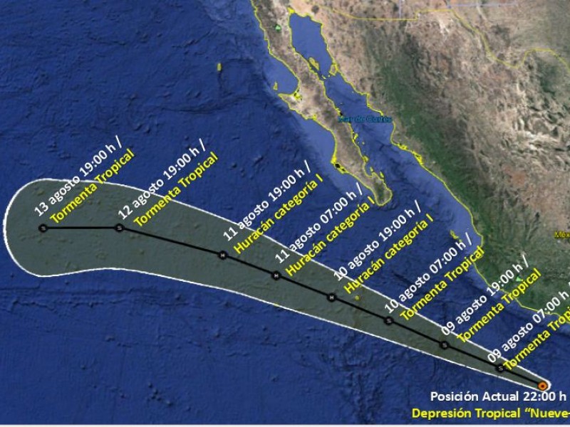 Se formó la Depresión Tropical 