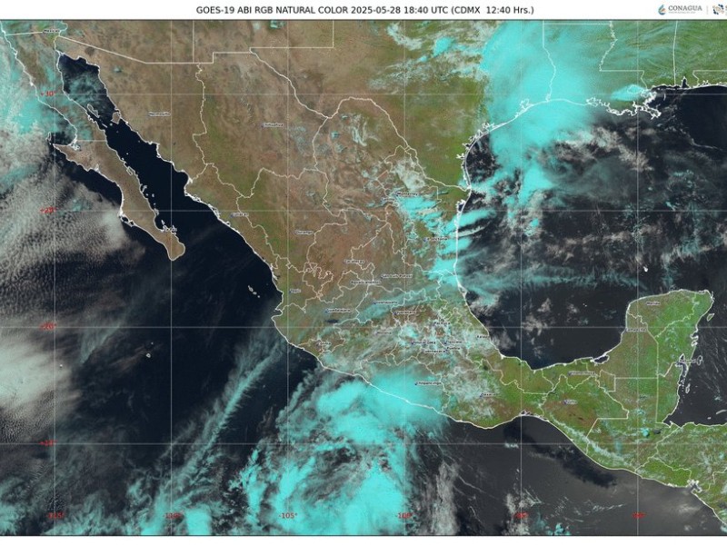 Se formó la Depresión Tropical Uno-E frente a Zihuatanejo