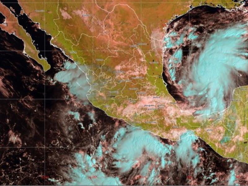 Se formó la depresión tropical Veinte-E frente a costas del Pacífico mexicano