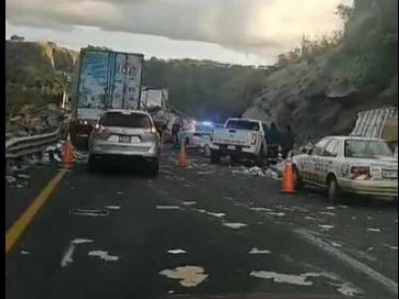 Se habilita un carril en autopista Colima - Guadalajara