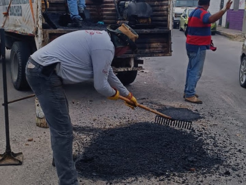 Se han atendido 30 mil baches en Tepic