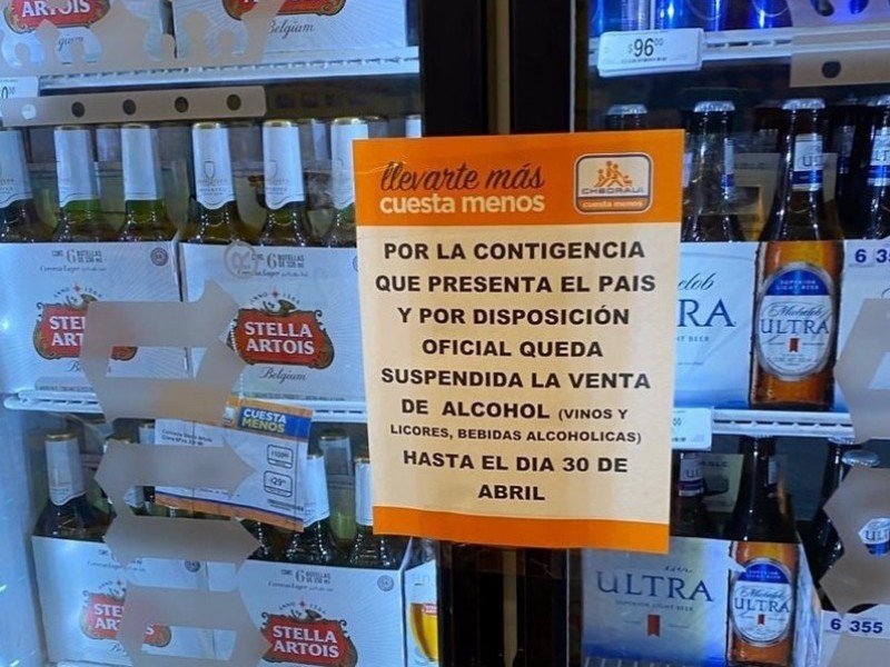 ¿Se implementará la Ley Seca por contingencia sanitaria?