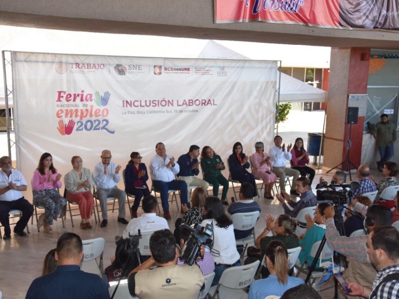 Se inaugura Feria Nacional de empelo para la inclusión