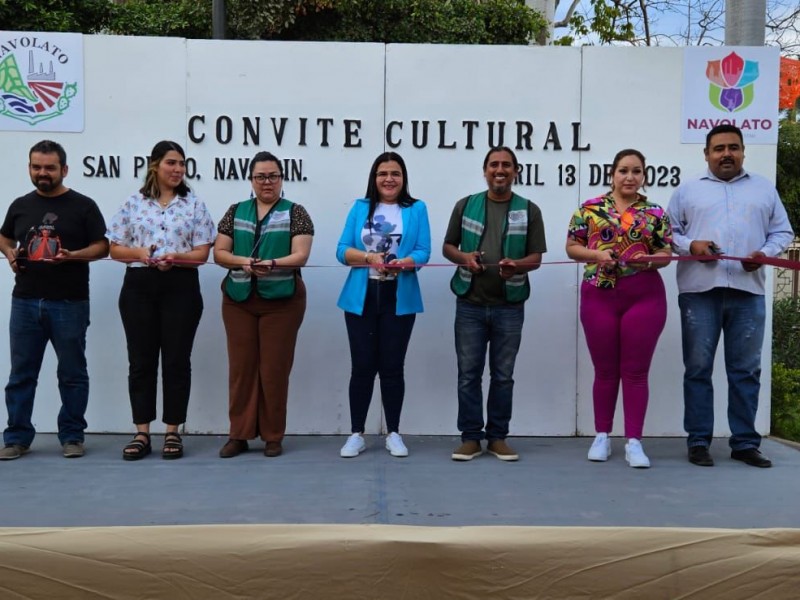 Se inauguró el Convite Cultural en San Pedro Navolato