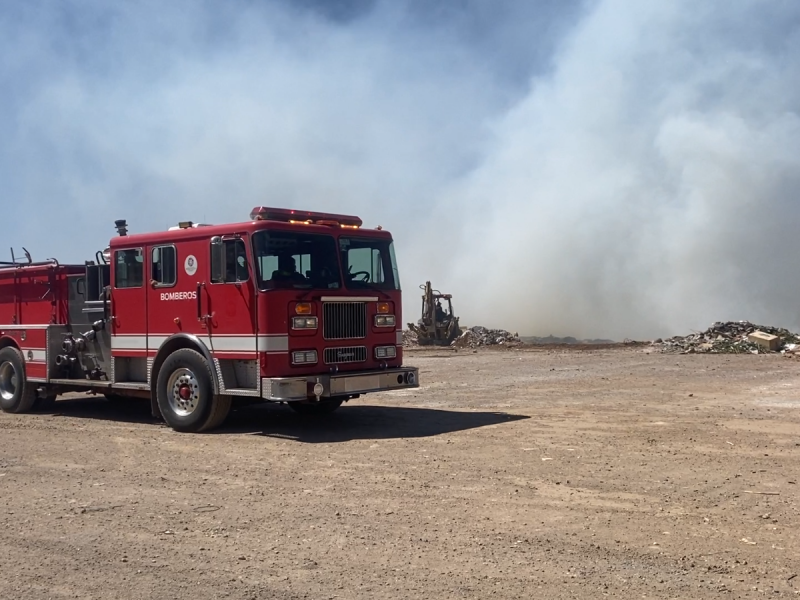 Se incendia basurero clandestino en Zacatecas