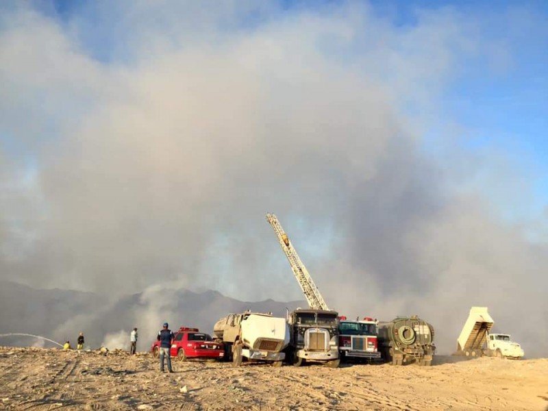 Se incendia basurero de Cabo San Lucas