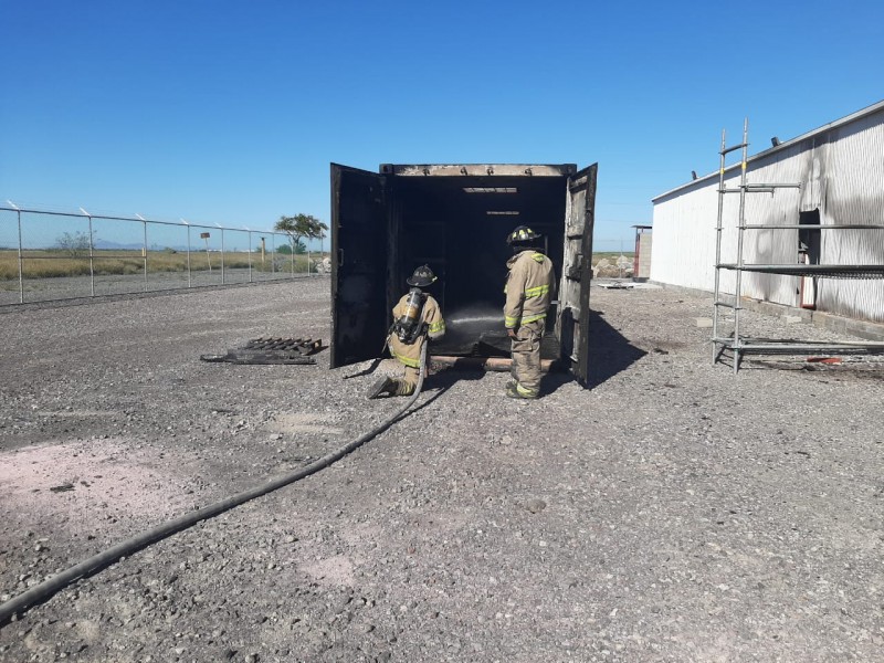 Se incendia bodega de GPO en Topolobampo