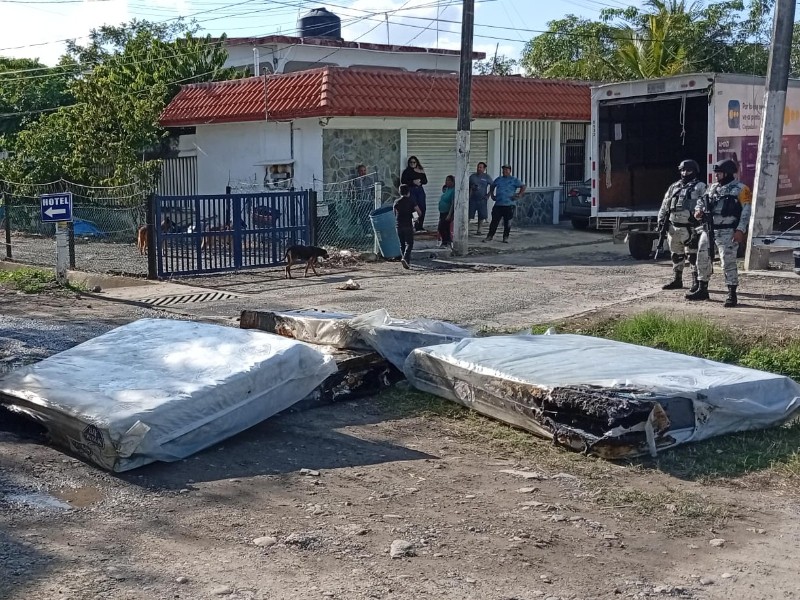 Se incendia camión repartidor en La Calzada