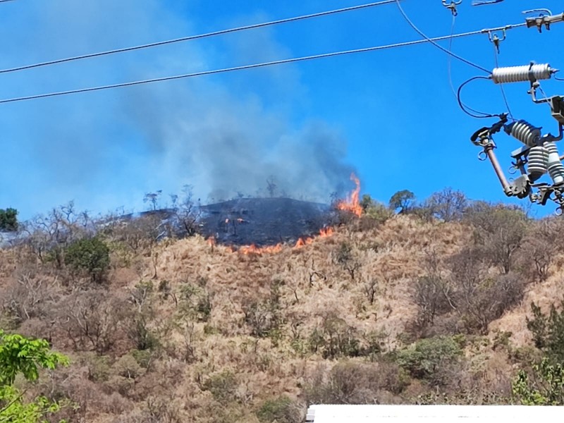 Se incendia el cerro de Las Conchas