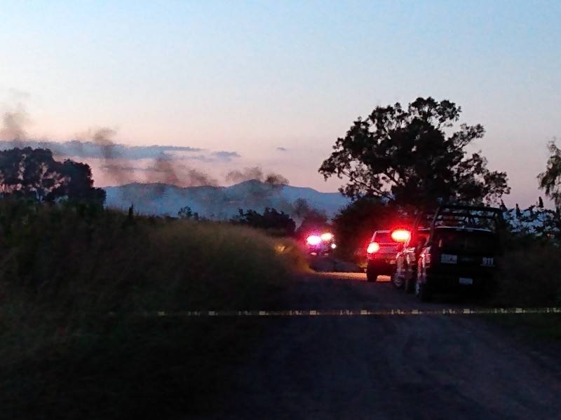 Se incendia toma clandestina en Corregidora