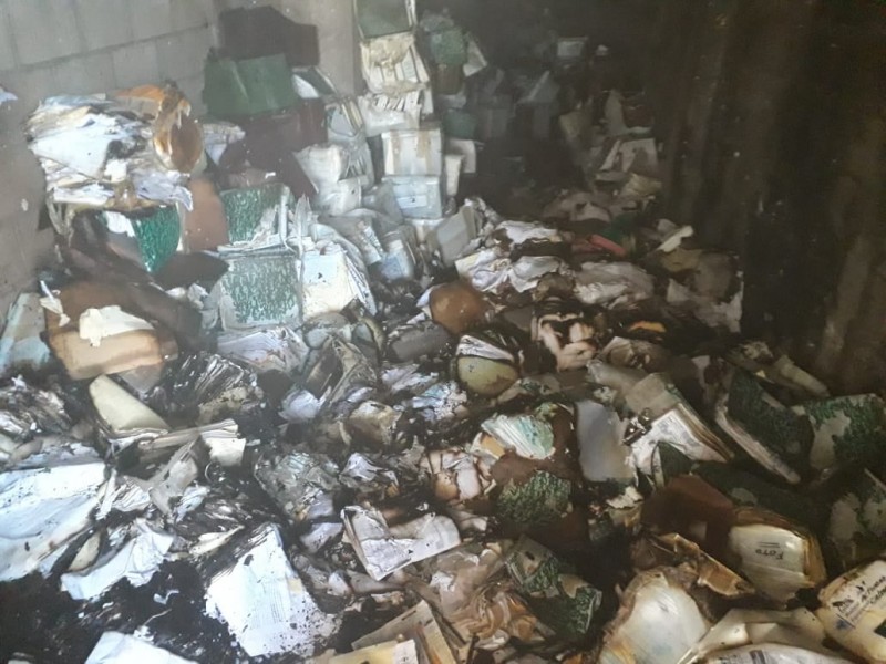 Se incendian archivos municipales en Huatabampo