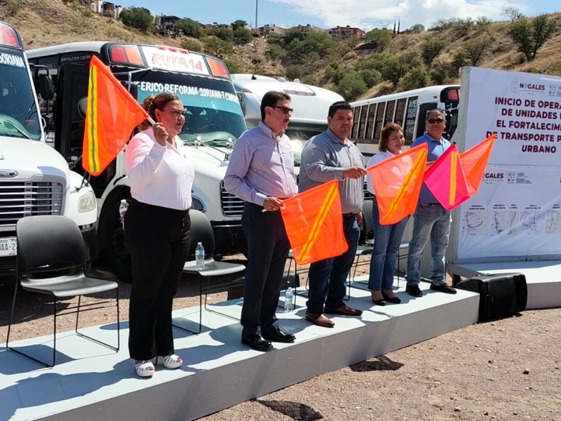 Se incorporan Unidades de Transporte Público a Nogales