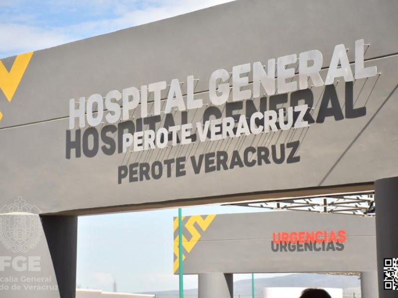 Se inunda hospital de Perote a horas de haber sido inaugurado