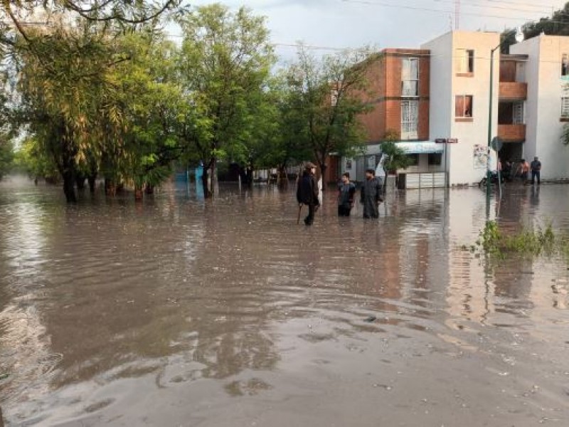 Se inunda Residencial San Lorenzo