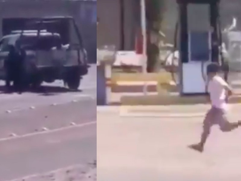 Video ¡Se les peló! Sujeto esposado logra escapar de policías