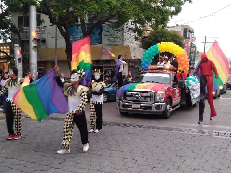 Se lleva acabo la marcha por el Orgullo en Tehuacán