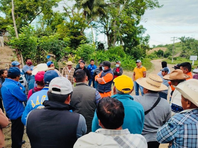 Se manifestaron contra empresa Sinopec