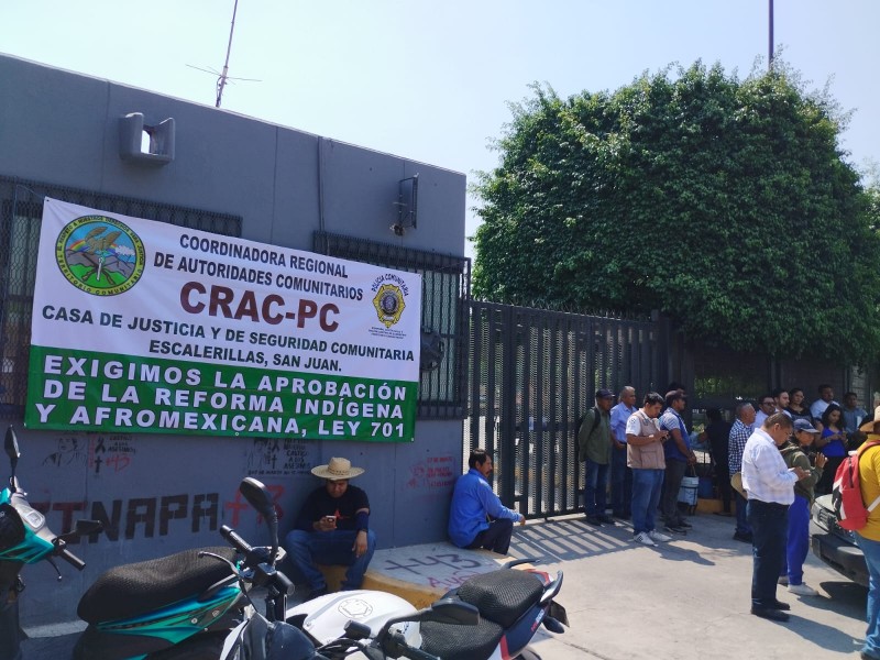 Se manifiesta CRAC-PC en Chilpancingo; exigen aprobación de ley indígena