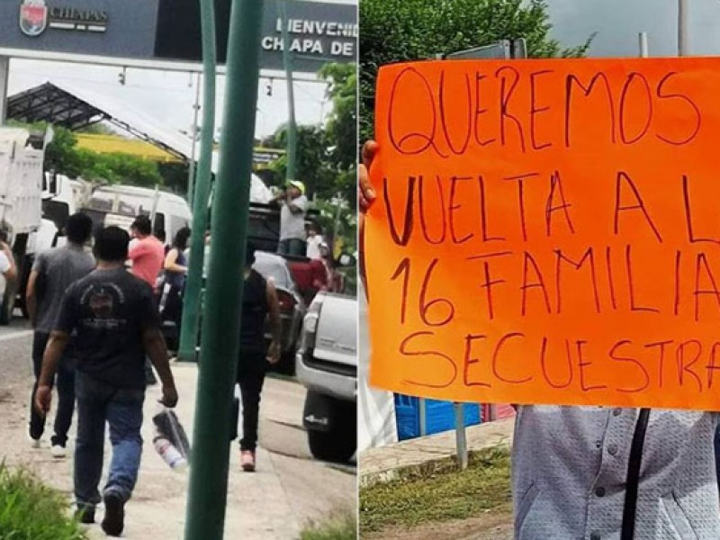 Se manifiestan familiares de trabajadores secuestrados en Chiapas