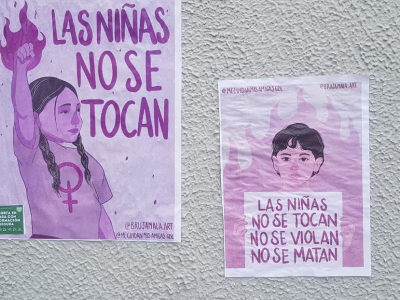 Se manifiestan para exigir alto a violencia contra niñas