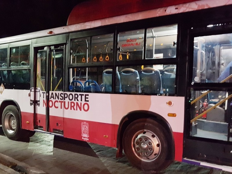 Se mantendrá transporte público nocturno ante demandas de la sociedad