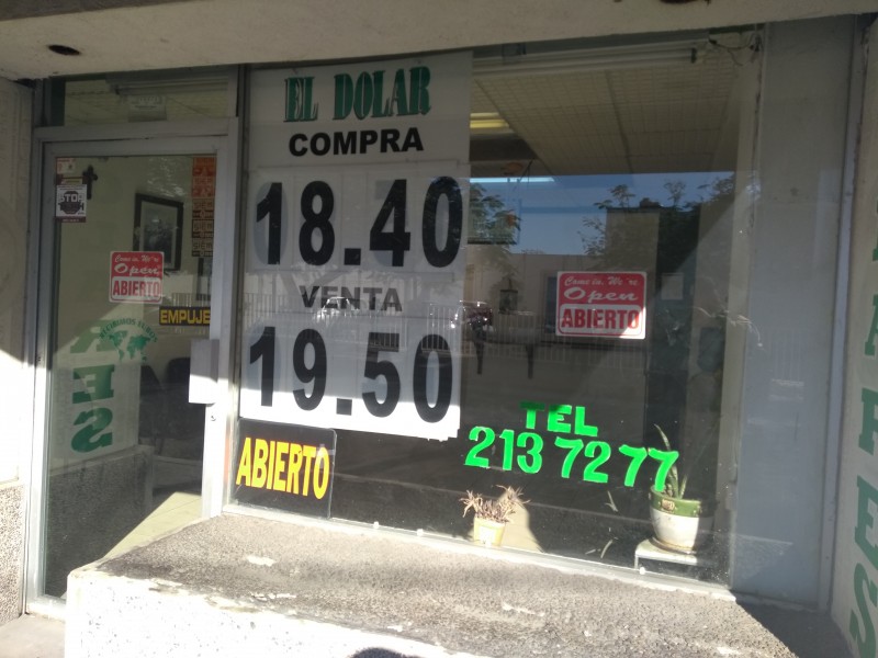 Se mantiene dólar abajo de 20 pesos