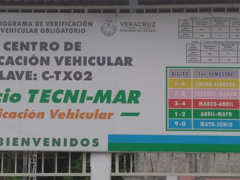 Se mantiene precio en verificación vehicular