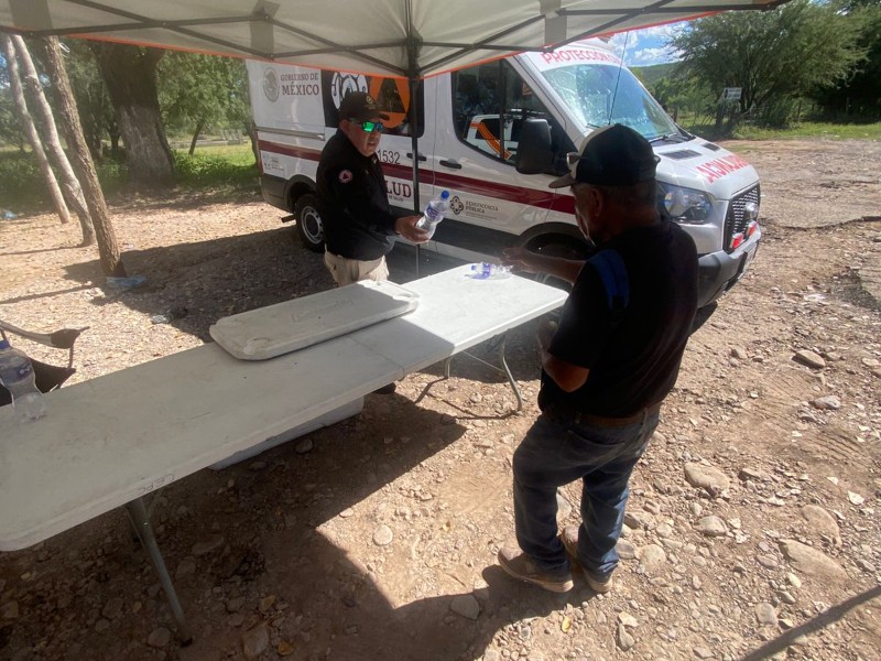 Se mantienen módulos de atención a peregrinos de San Francisco
