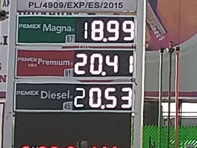 Se mantiene precio de la gasolina en Toluca