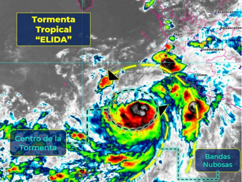 Se mantiene pronóstico de lluvias por tormenta tropical 