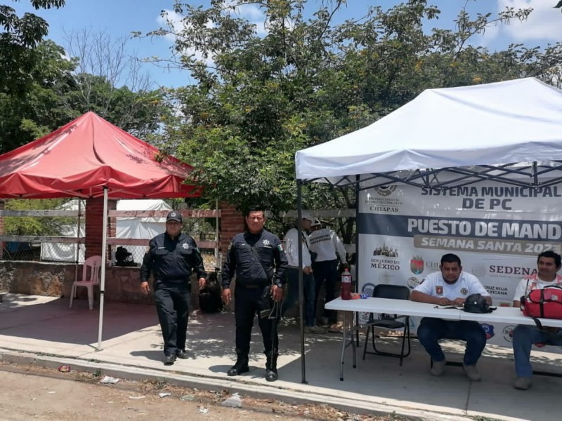 Se mantiene seguridad en puntos turísticos de la capital.