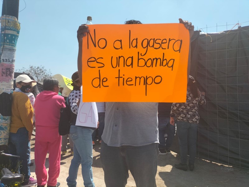 Se oponen a gasera en San Mateo Otzacatipan