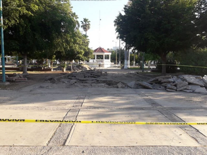 Se oponen a la remodelación de la Plaza Benito Juárez