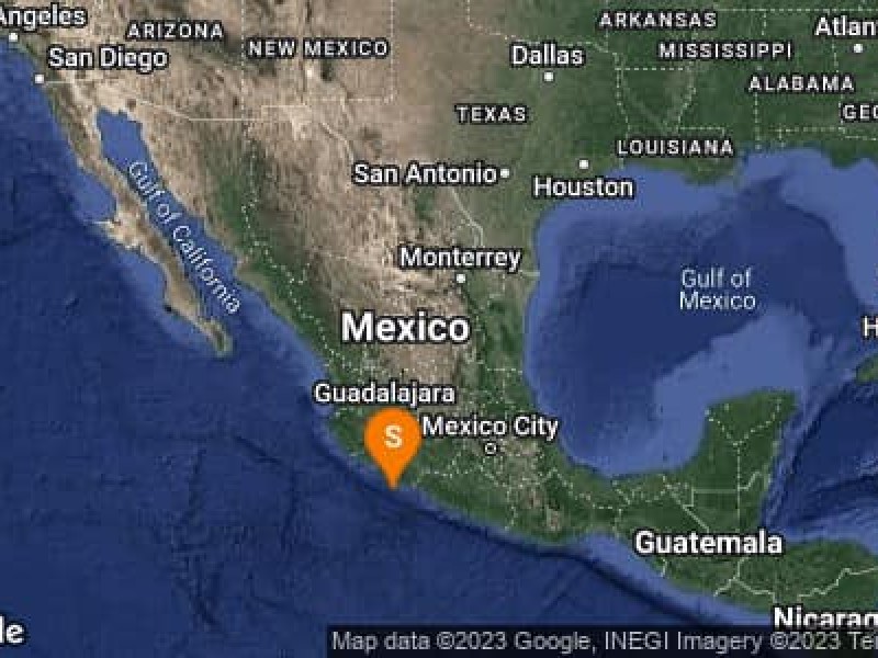 Se percibió sismo en Manzanillo y Coquimatlán