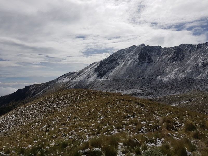 Se pinta de blanco Nevado de Toluca