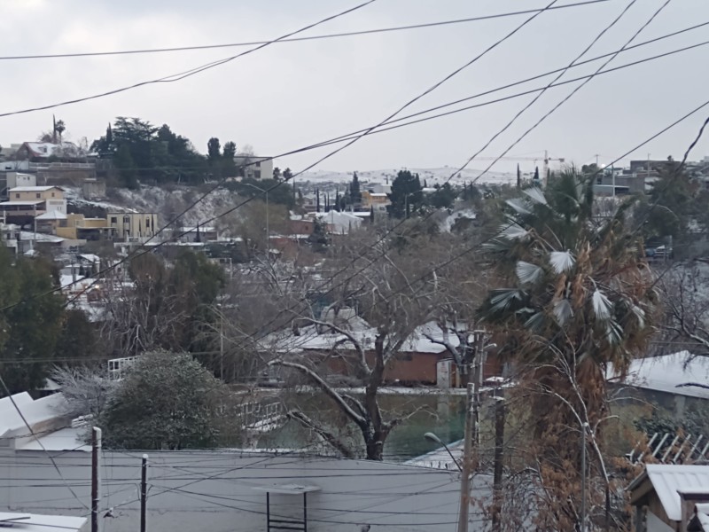 Se pinta de Blanco Nogales con Nevada durante la madrugada