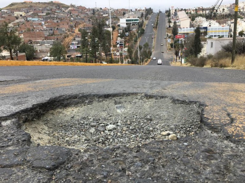 Se planea reparar el 80% del bacheo en Guadalupe