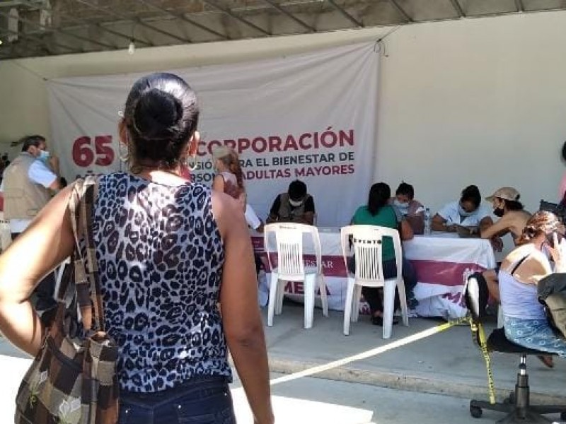 Se pospuso un día, hubo incorporación a programa de pensión