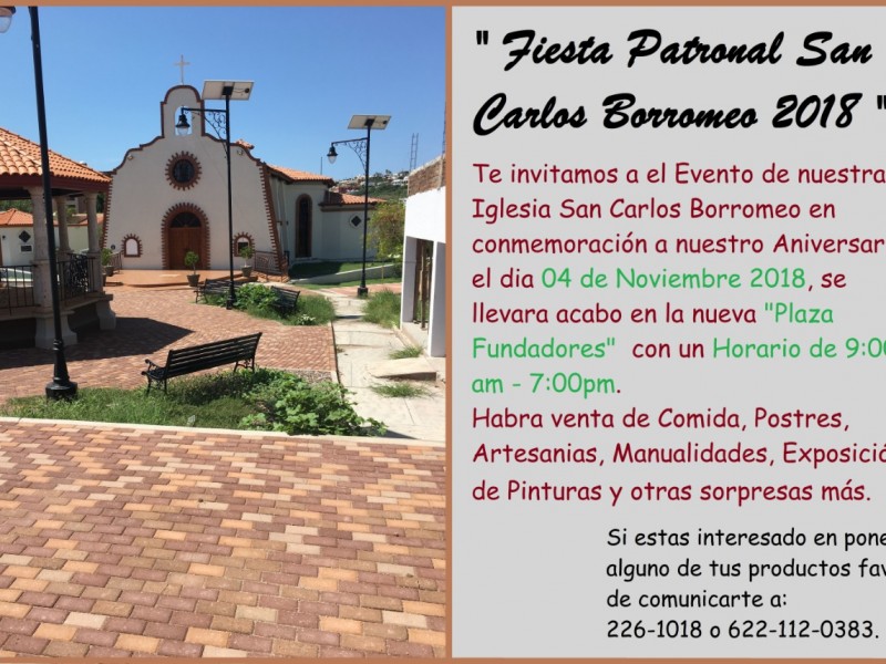 Se prepara Iglesia de San Carlos para aniversario