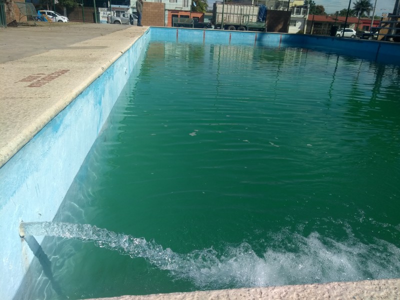 Se preparan con alberca ante corte de agua