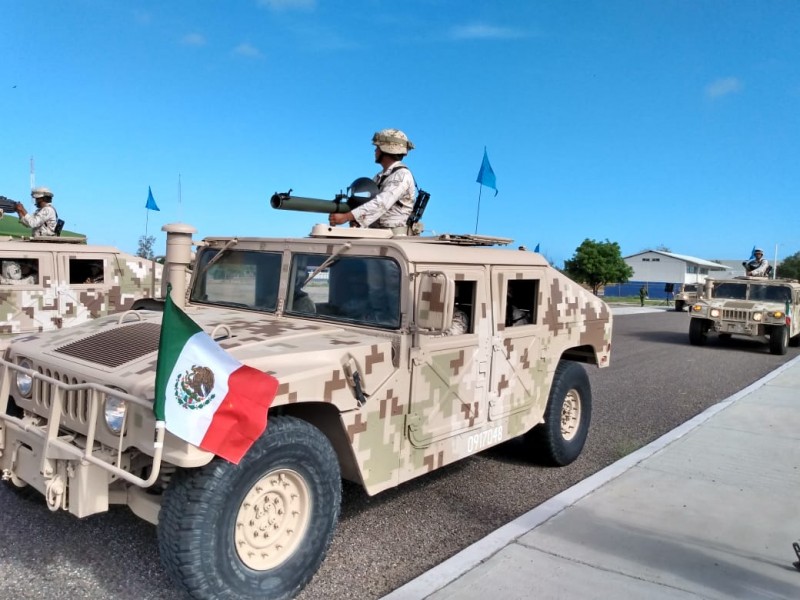 Se preparan las fuerzas armadas para el desfile