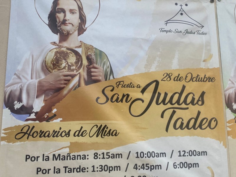 Se preparan para celebrar “día de San Judas Tadeo