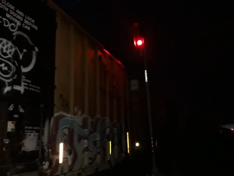 Se presenta accidente ferroviario en la capital