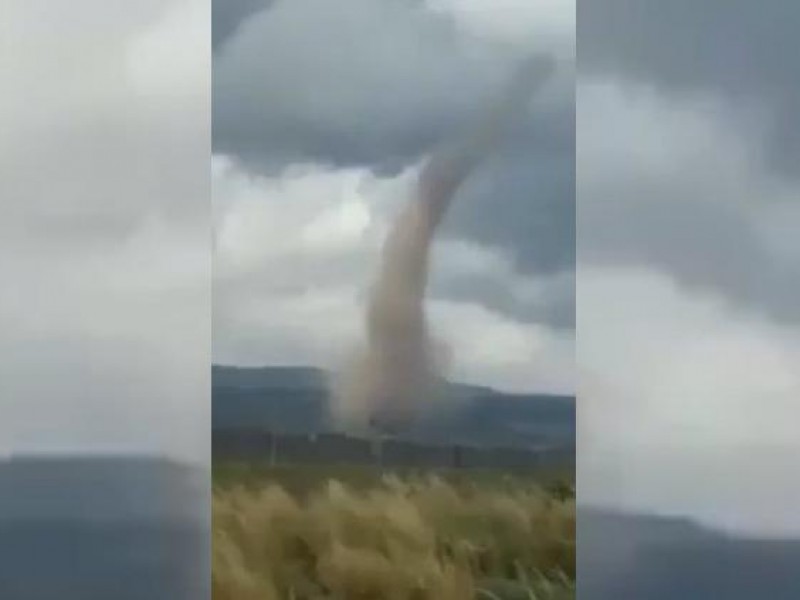 Se presenta tornado en el Valle de Perote