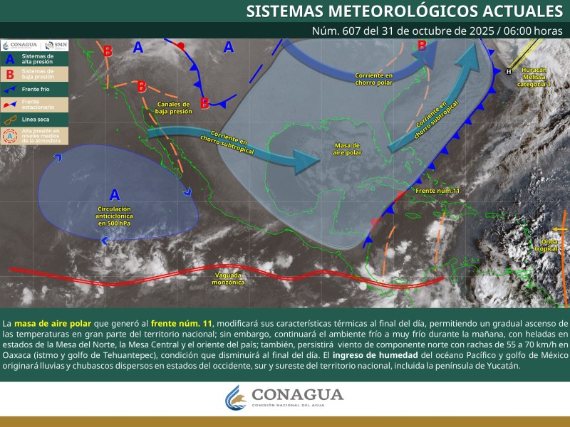 Se prevé ambiente frío en zonas altas de las serranías en Oaxaca Se prevé ambiente frío en zonas altas de las serranías en Oaxaca