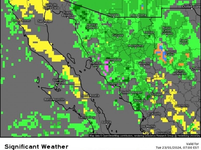 Se prevé lluvia y hasta granizo para la próxima semana