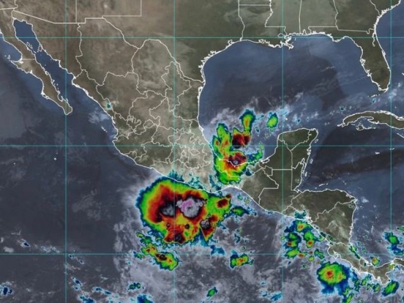 Se prevén lluvias para Campeche, Chiapas, Oaxaca, Tabasco y Veracruz