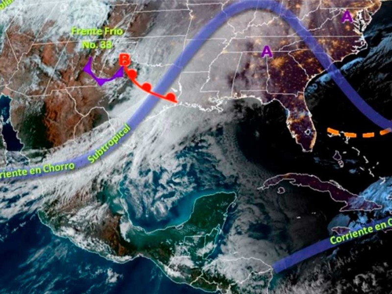 Se pronostica descenso de temperatura al llegar Frente Frío N°33