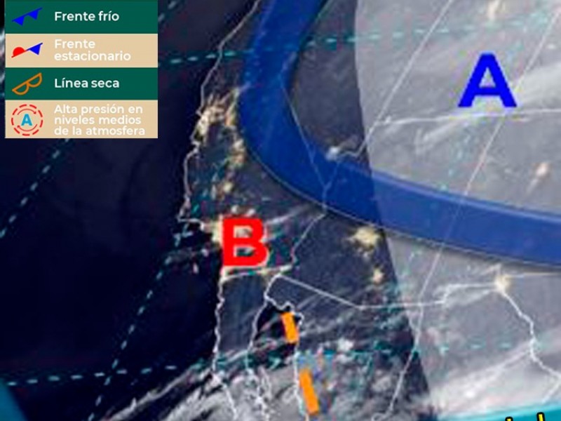 Se pronostica un nuevo frente frío para el lunes 30